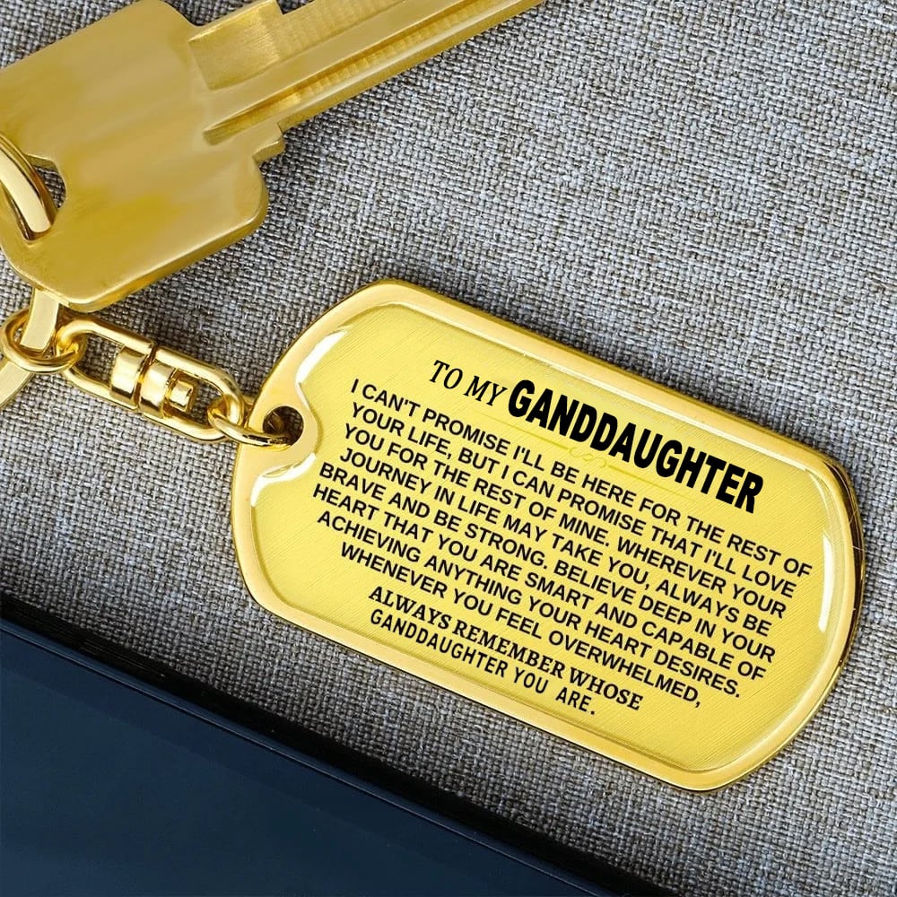 🎁Last Day 49%--🔥 To My Grandchildren - Remember Whose Grandchildren You Are - Unique Keychain
