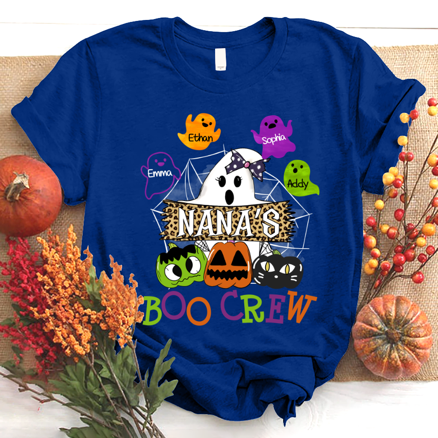 Personalized nana boo crew cute halloween T-Shirt