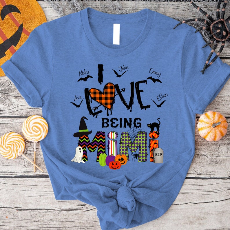 Personalized Love Being Mimi Shirt