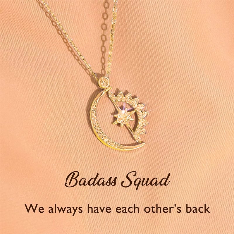 🔥🔥 Last Day Promotion 75% OFF🔥 To My Badass Squad Necklace - ''We always have each other's back''👩‍❤️‍👩