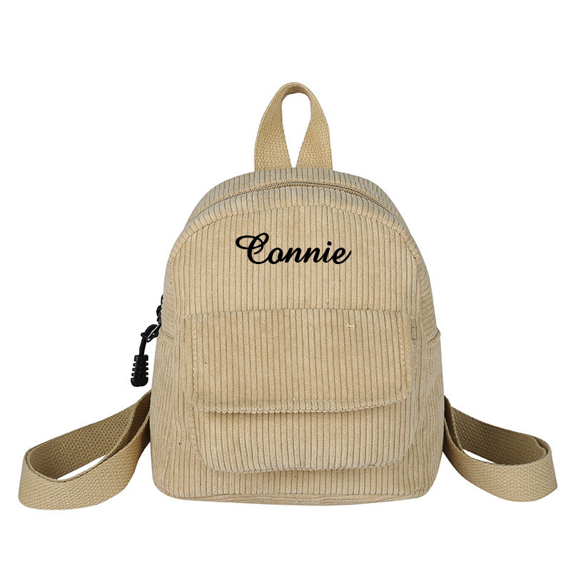 Personalized Embroidery Kid Color Backpack