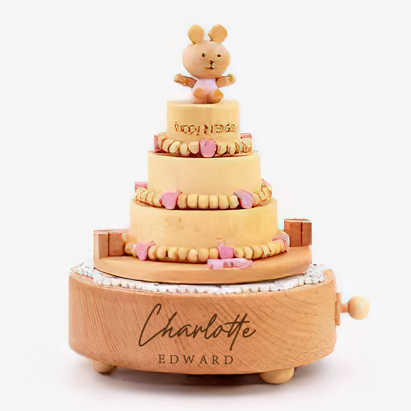 Personalized Wooden Heirloom Music Box 