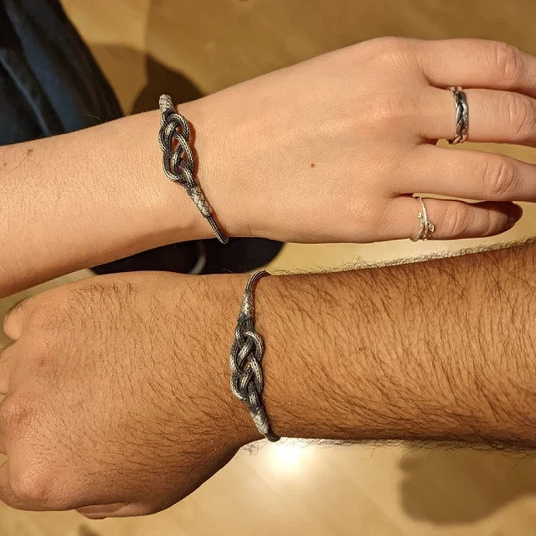 For Love - The Love Knot Symbolizes Our Journey Together Celtic Knot Braided Bracelet