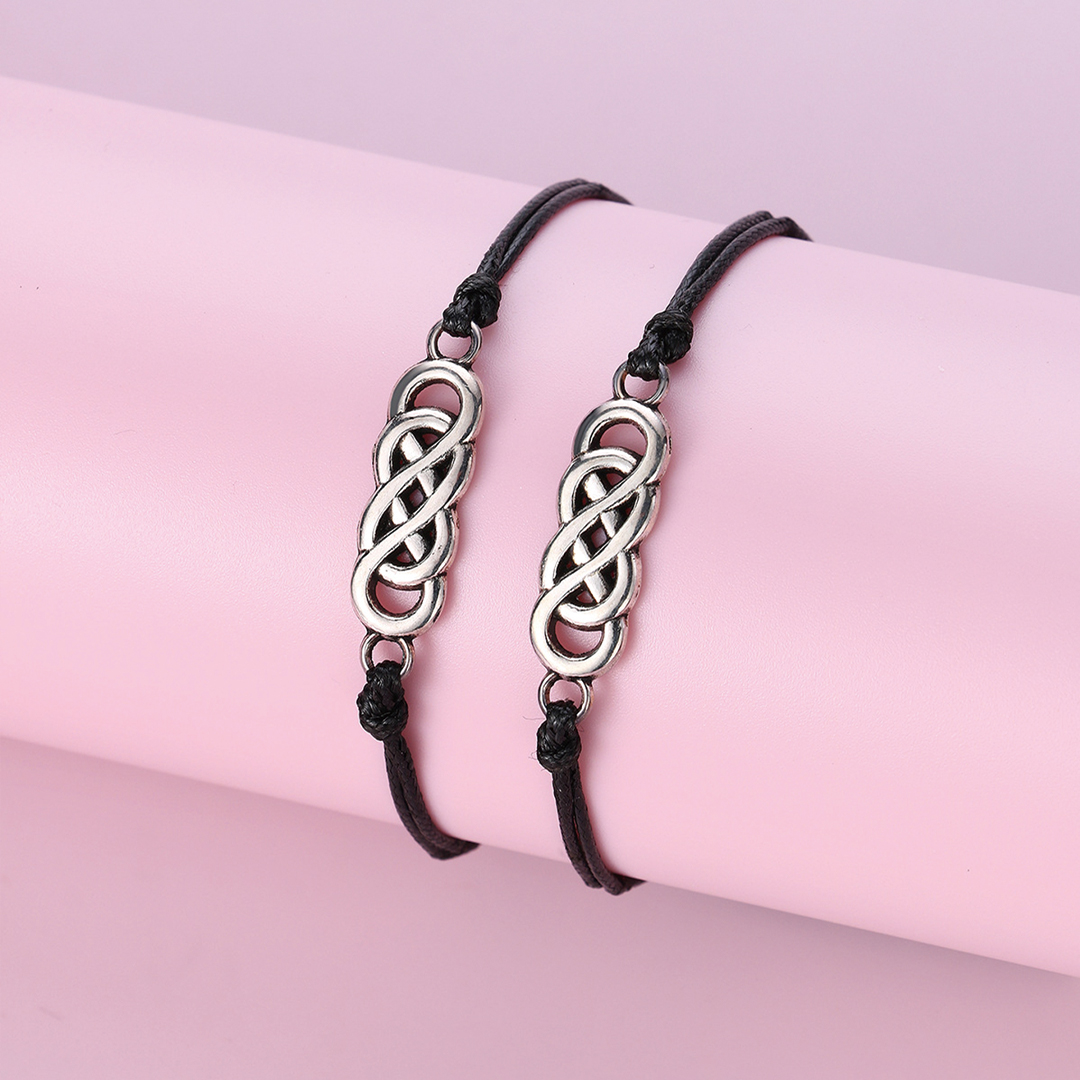 For Friend -  Our Friendship Means The World To Me Braided Bracelet