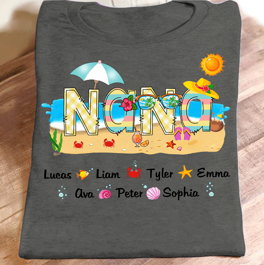 Nana Beach Summer Personalized T-Shirt