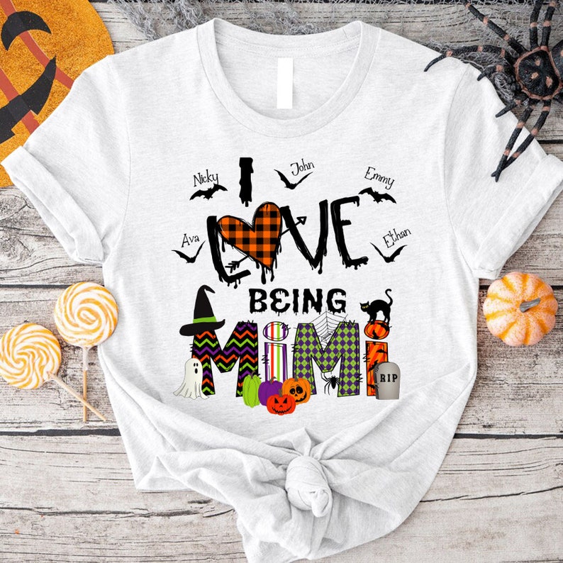 Personalized Love Being Mimi Shirt