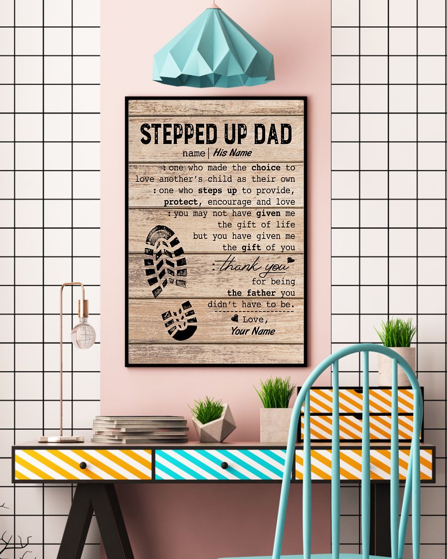 Stepped Up Dad Personalized