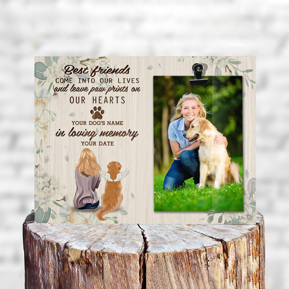 Personalized Custom Picture Frame,Dog Forever in My Heart