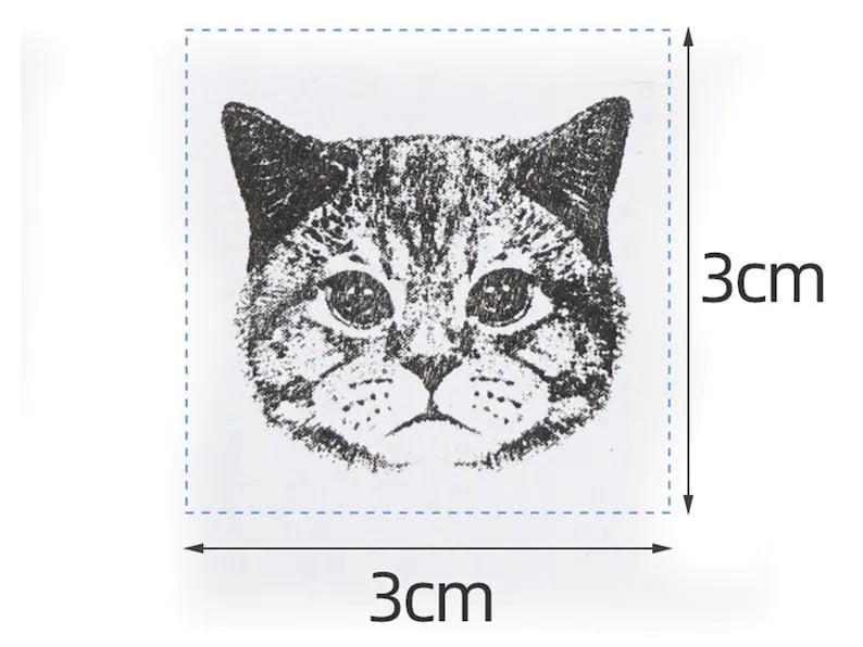 Custom Pet Portrait Stamp Custom Cat Dog Bird Parrot  Rabbit image 4