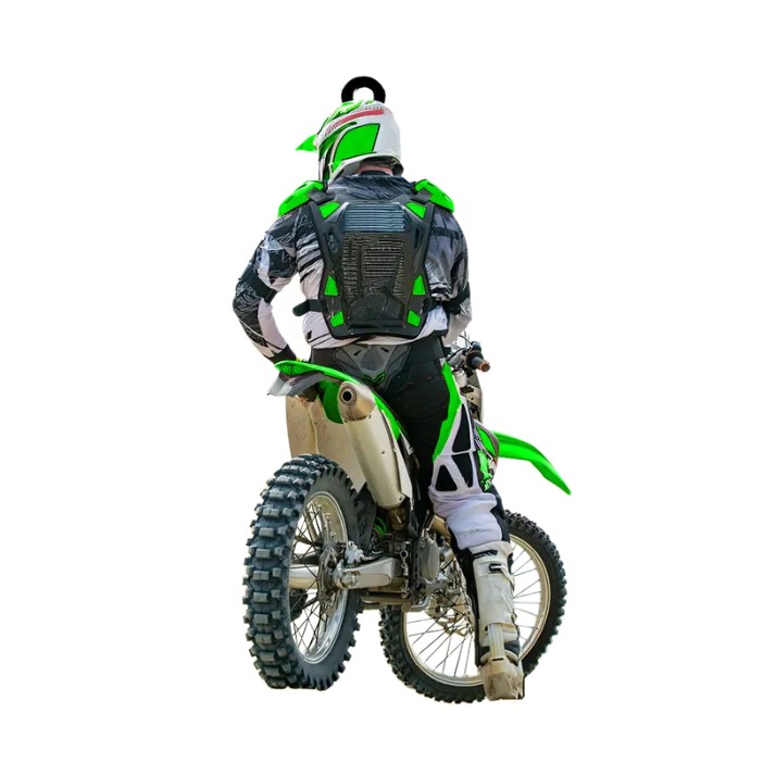 Personalized Motocross Racer Acrylic Keychain