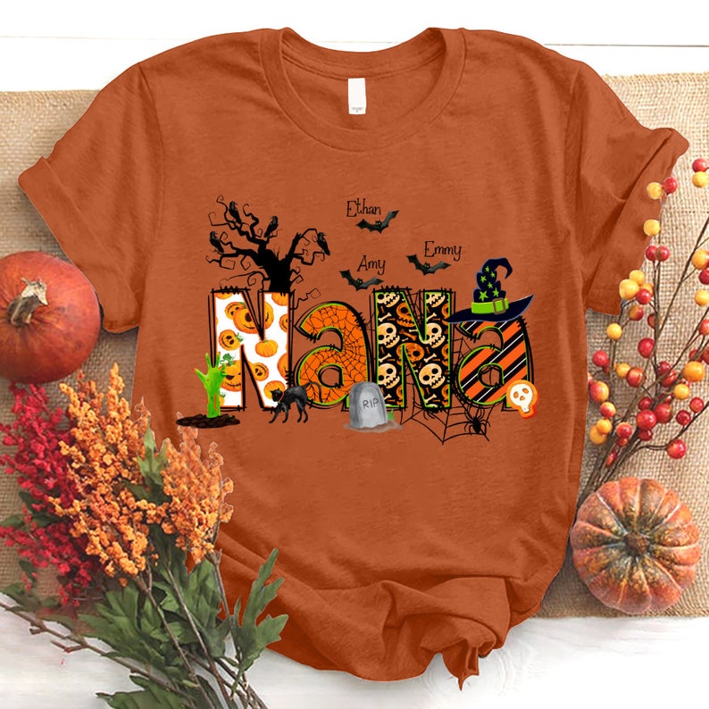 Personalized Nana Halloween Shirt