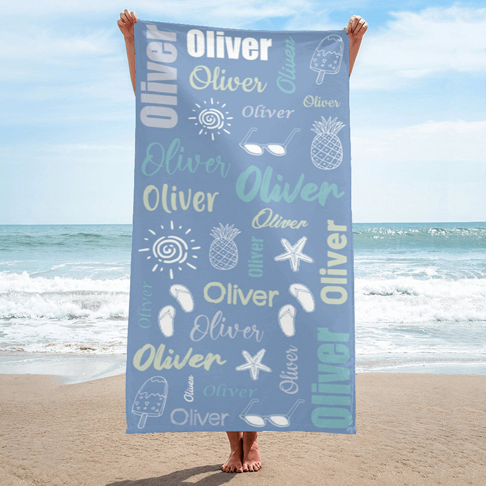 Personalized Lovely Kid Towel for Summer & Beach | KKTowel16
