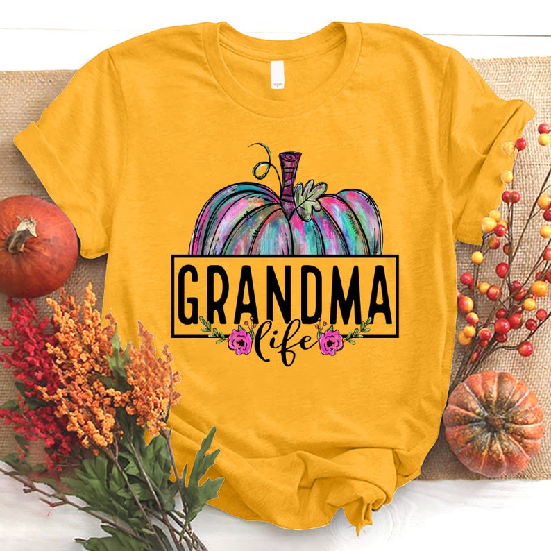 Personalized Pumpkin Grandma Life Shirt