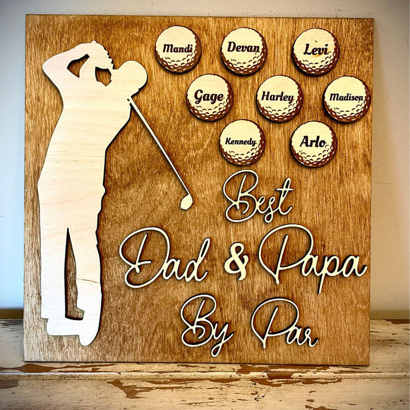Personalized golf plaque