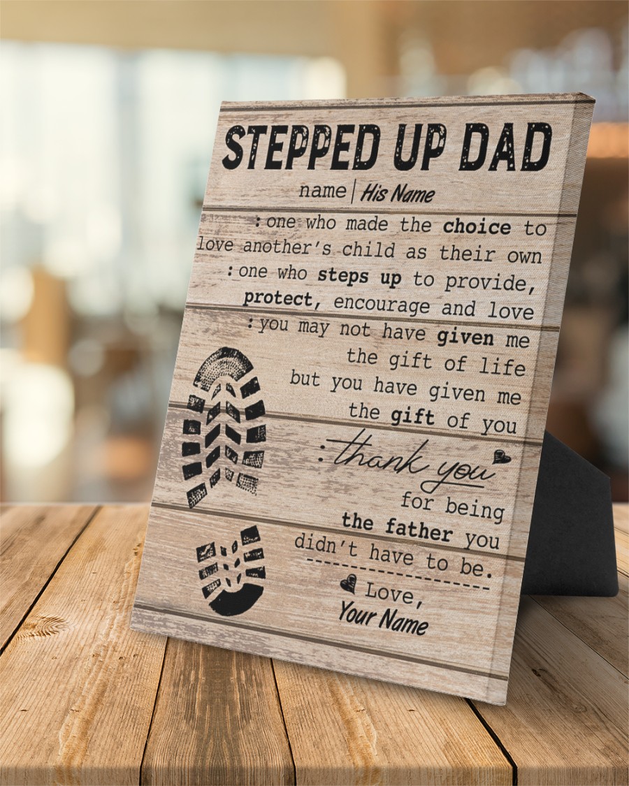 Stepped Up Dad Personalized