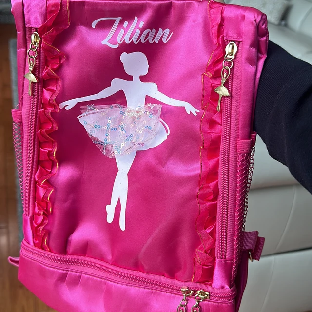 Personalized Name Ballerina Backpack
