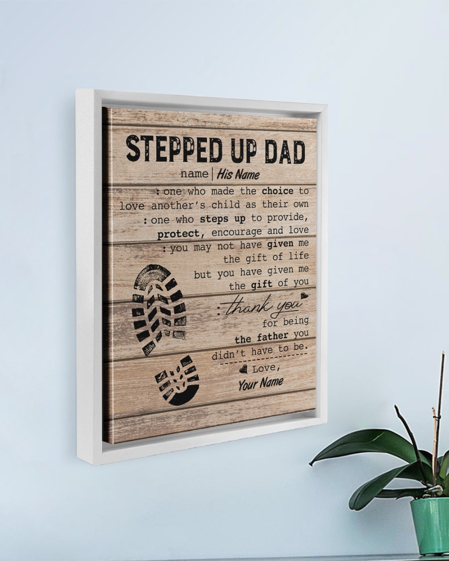 Stepped Up Dad Personalized