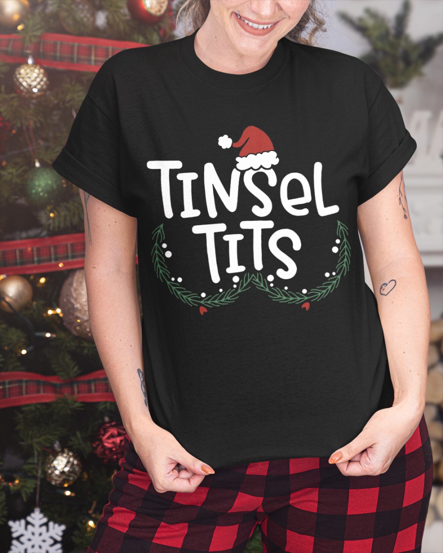 Perfect Couple Shirts: Jingle Balls - Tinsel Tits Matching Couple Shirts Classic T-Shirt
