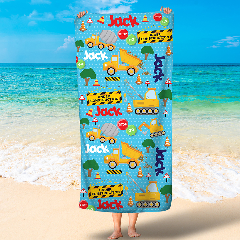 Personalized Lovely Kid Towel for Summer & Beach 