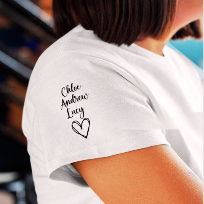 I Wear My Heart on My Sleeve-Custom Sweatshirt, T-shirt and Hoodie