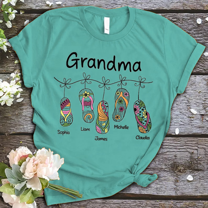 Personalized Shirt for Summer Flipflop T-Shirt
