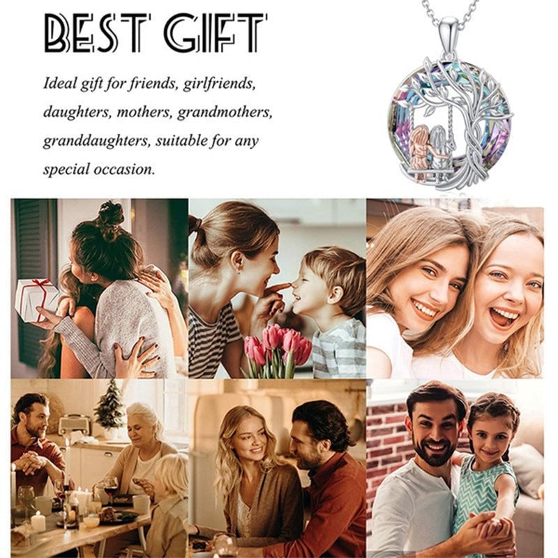 Last Day 49% OFF--🎁925 Sterling Silver Tree of Life Sisters Necklace