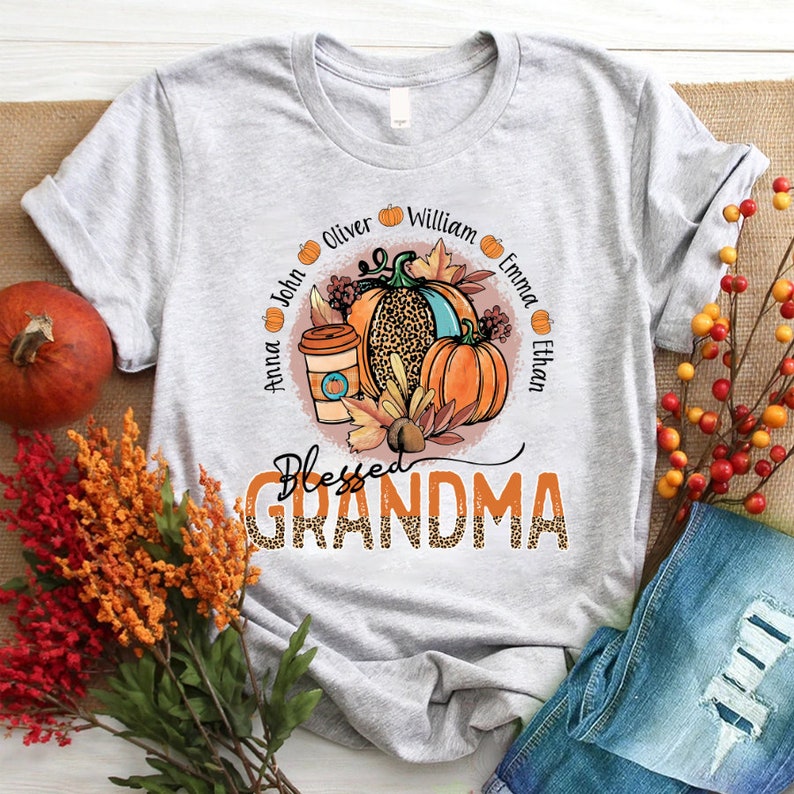 Personalized Blessed Grandma Shirt