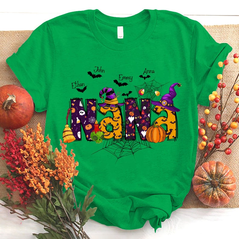 Personalized Grandma Halloween Shirt