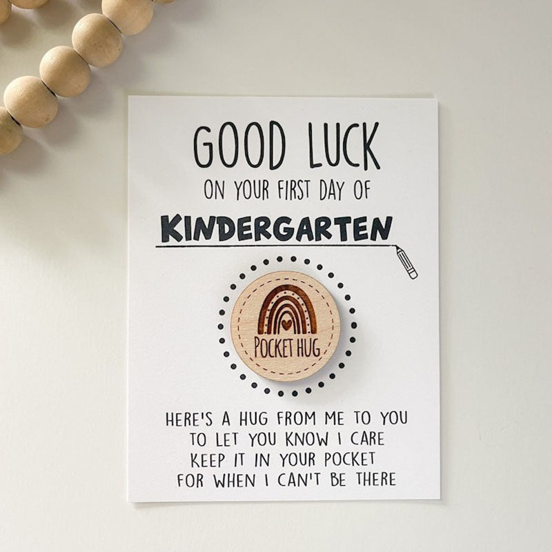 First Day of School Pocket Hug, Good Luck, Miss You