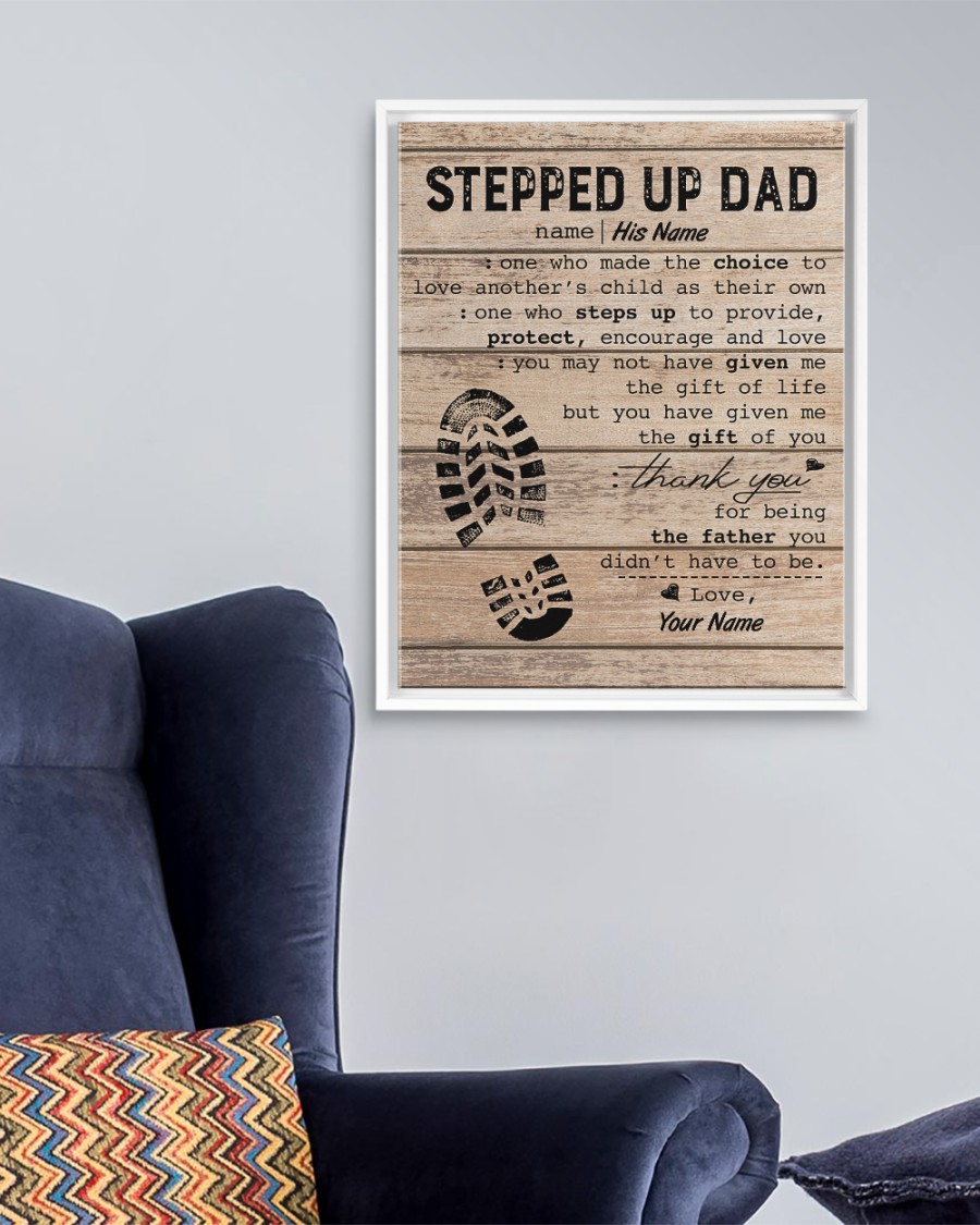 Stepped Up Dad Personalized