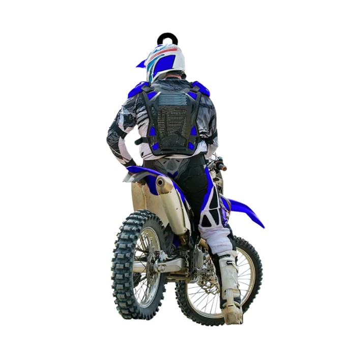 Personalized Motocross Racer Acrylic Keychain