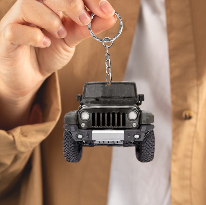 Jeep Personalized Acrylic Keychain