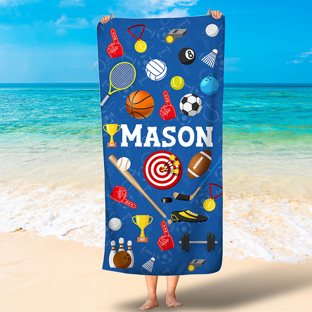 Personalized Lovely Kid Towel for Summer & Beach 