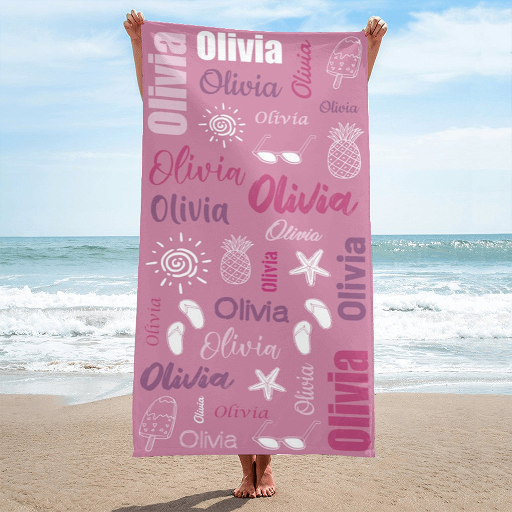Personalized Lovely Kid Towel for Summer & Beach | KKTowel16