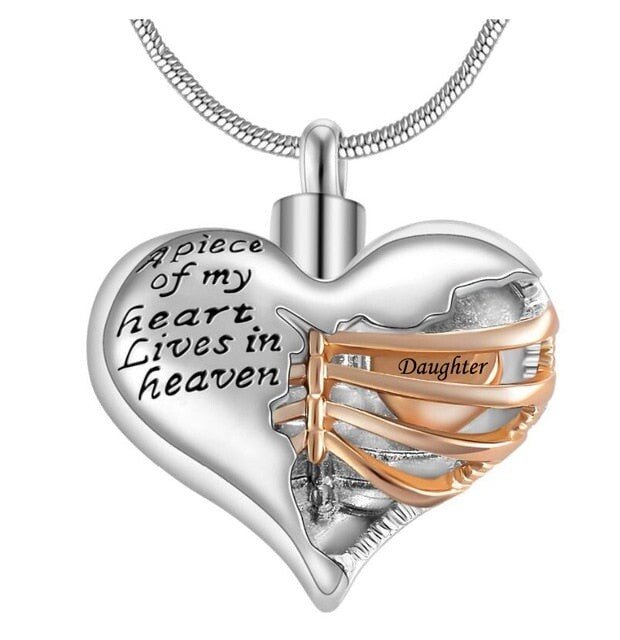 ❤️Last Day Special Sale 70% OFF - A piece of my heart lives in heaven Necklace