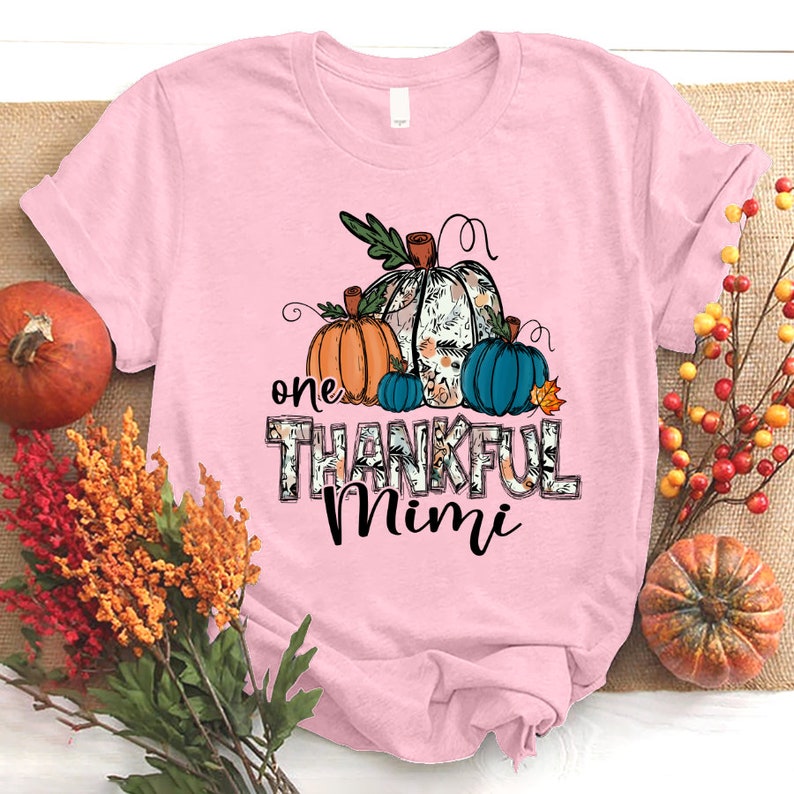Personalized Thankful Grandma Pumpkin Shirt