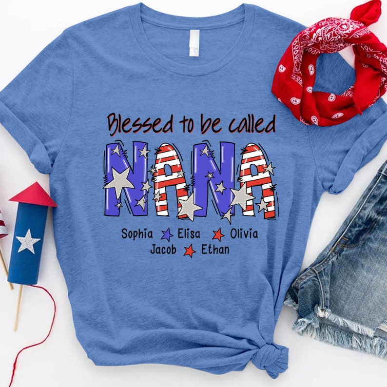 Personalized Grandma T Shirt