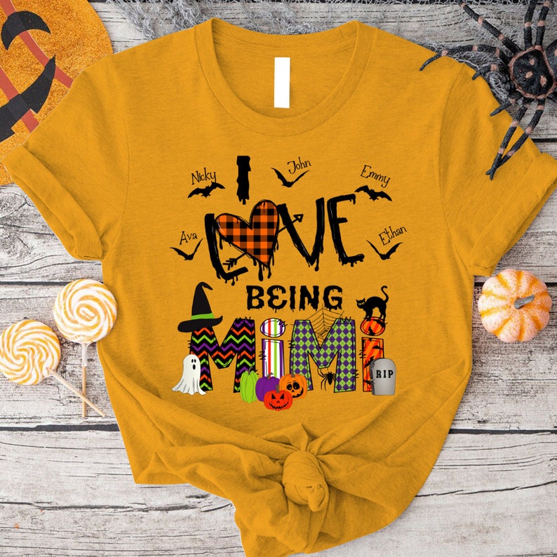 Personalized Love Being Mimi Shirt