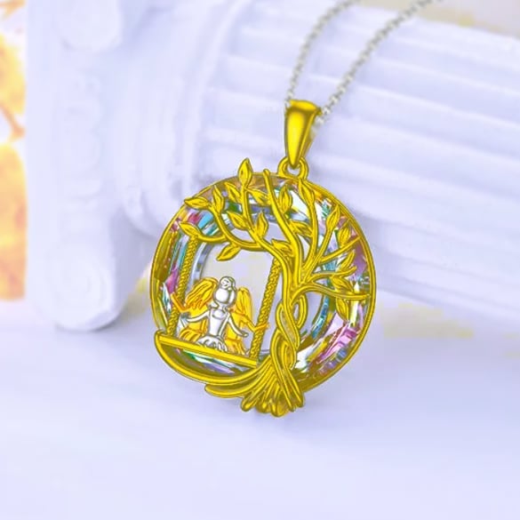 Last Day 49% OFF--🎁925 Sterling Silver Tree of Life Sisters Necklace