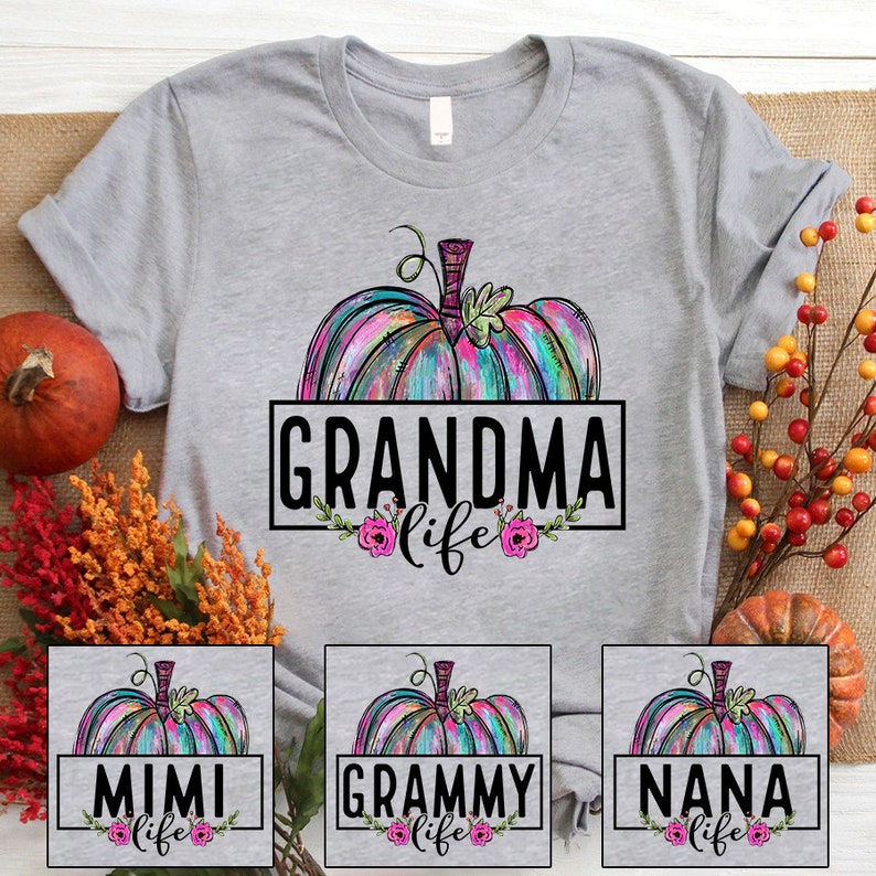 Personalized Pumpkin Grandma Life Shirt
