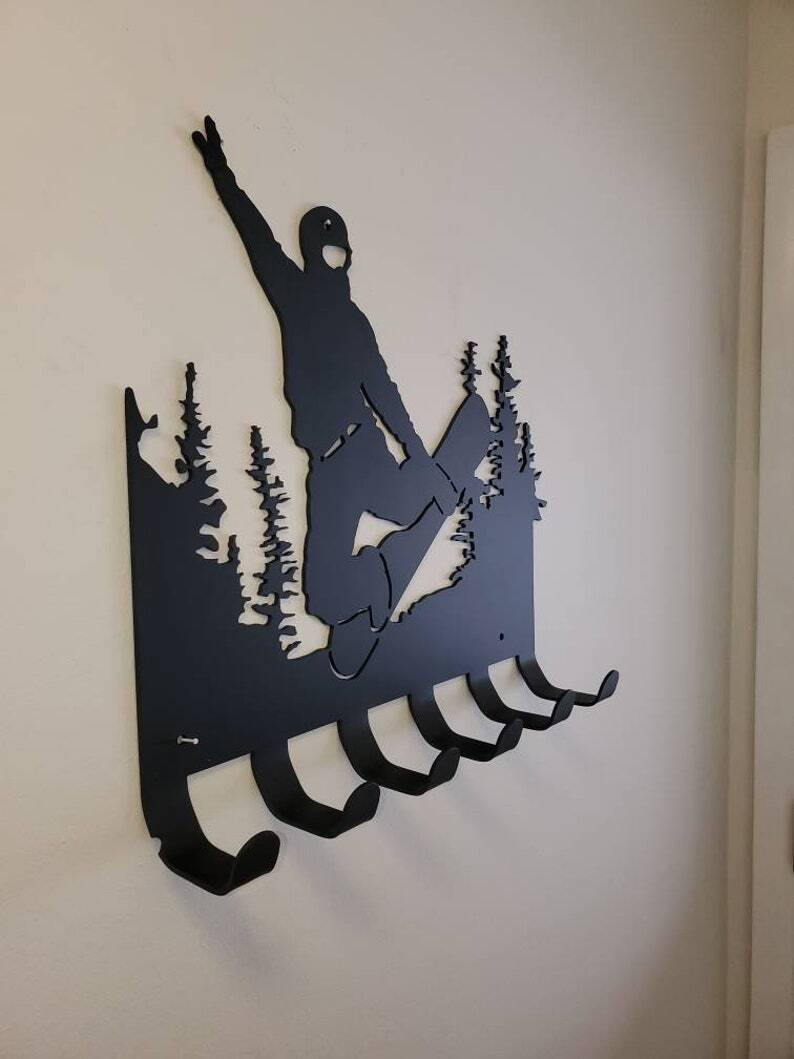 Ski Metal Wall Fecor /Skier Rack