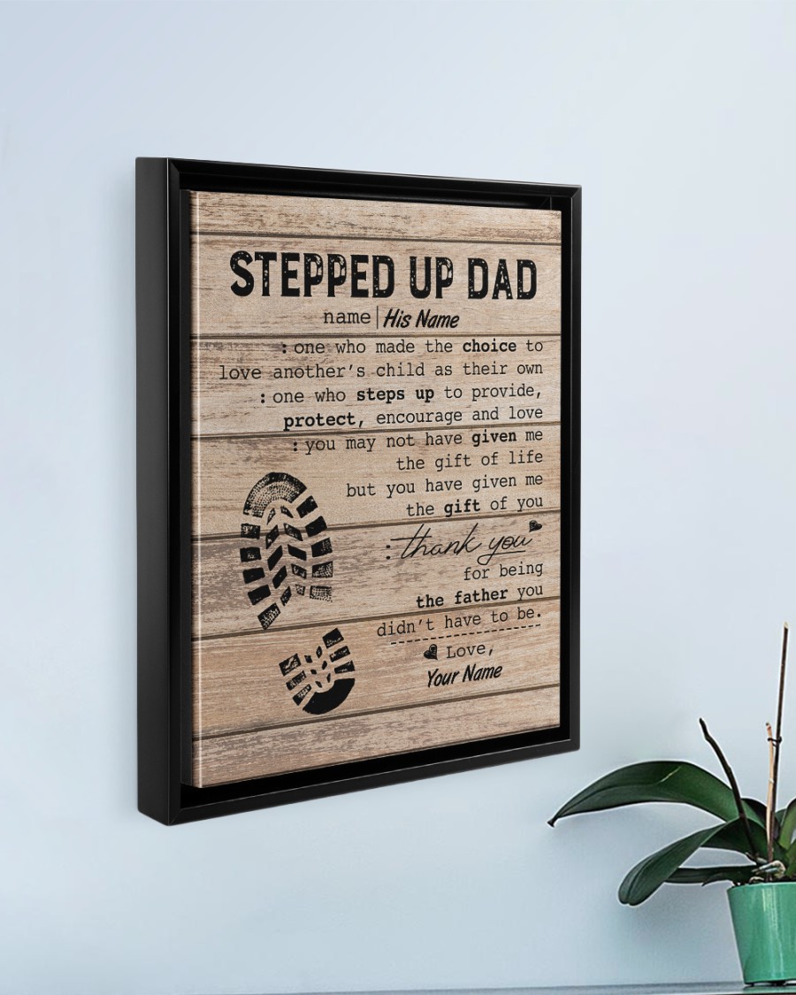 Stepped Up Dad Personalized