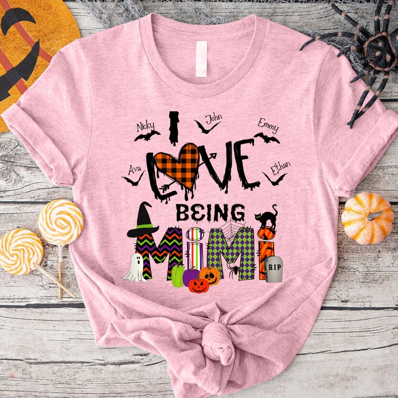 Personalized Love Being Mimi Shirt