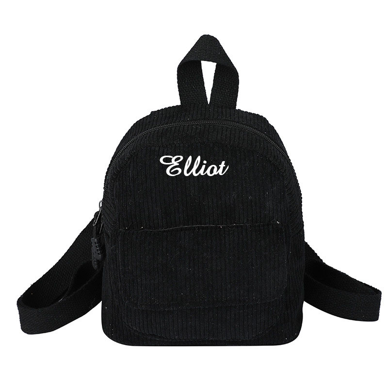 Personalized Embroidery Kid Color Backpack