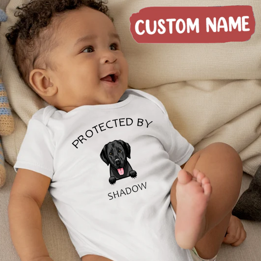 "Protected By" Baby Onesie