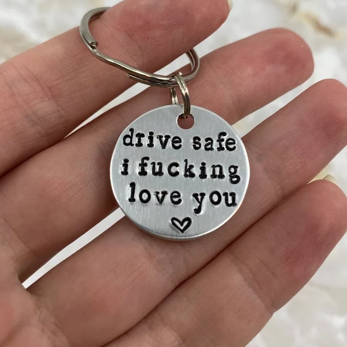 💕Drive Safe Keychain - I F*cking Love You(💥Last Day Promotion 49% OFF🎁)