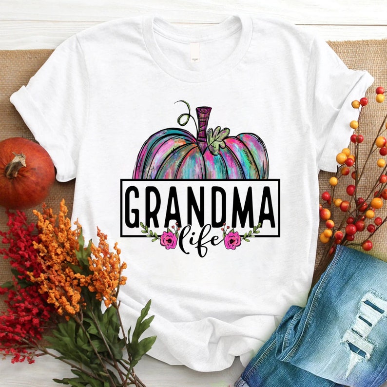 Personalized Pumpkin Grandma Life Shirt