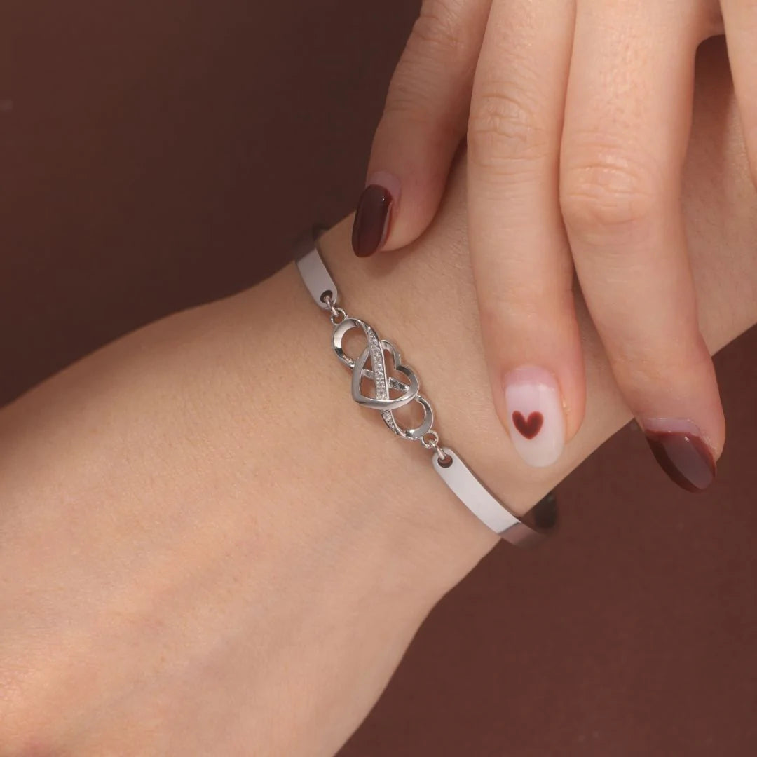For Daughter - Always Keep Me In Your Heart  Infinity Bracelet
