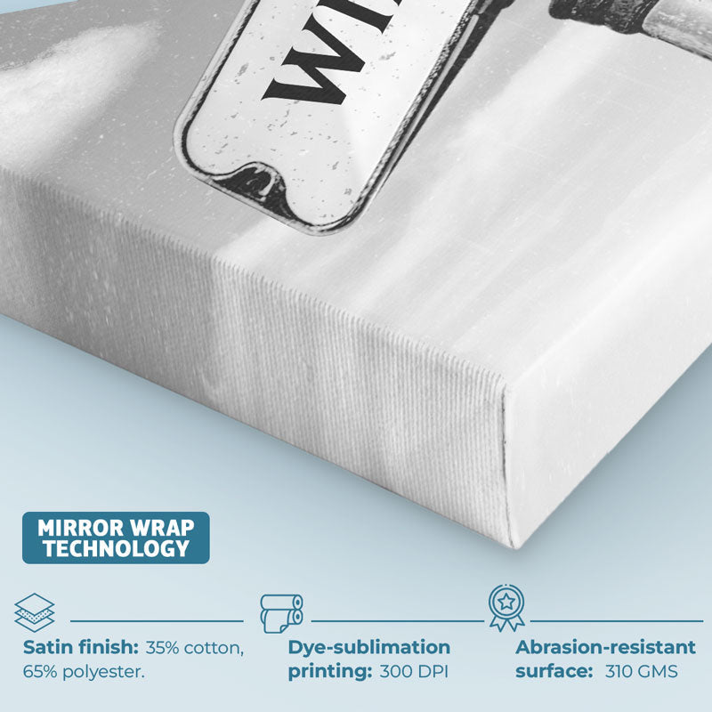 Personalized Canvas "Vintage Street Sign for couples"