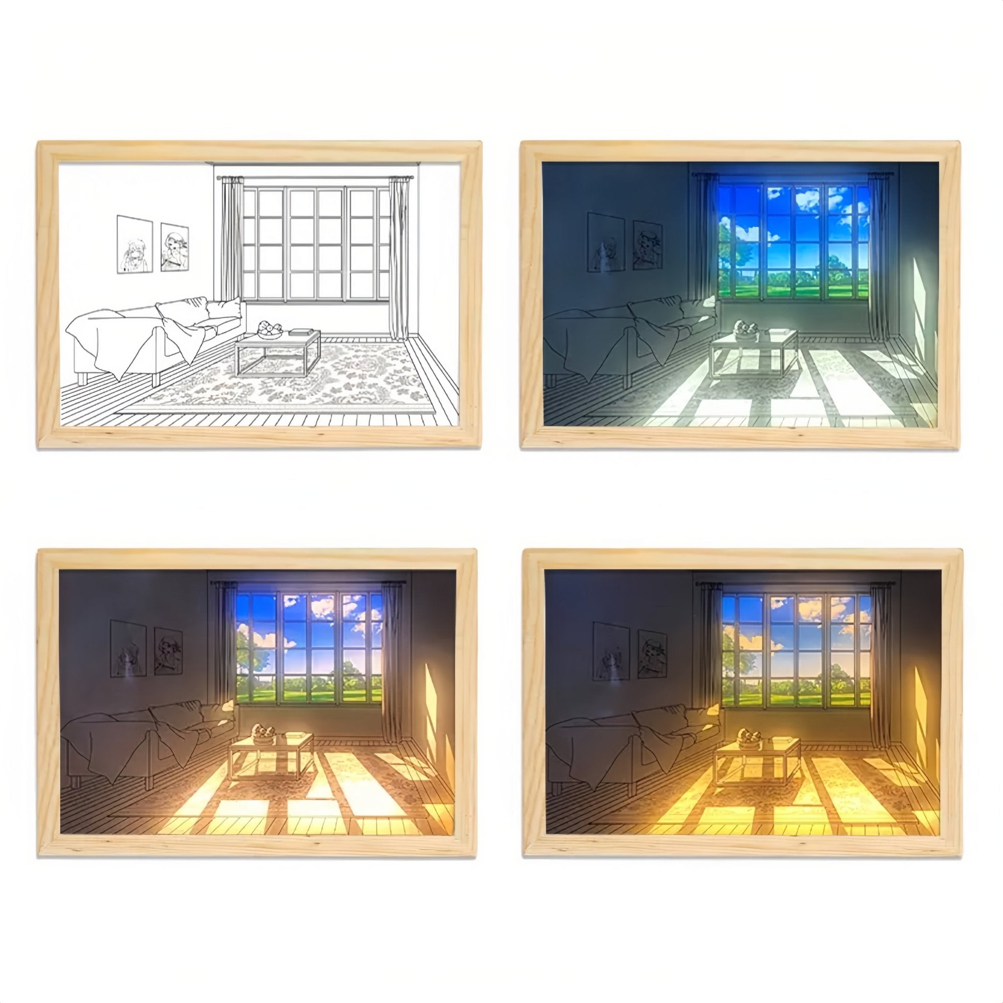 Light Painting LED Decorative Piece - Add Artistic Charm to Your Space